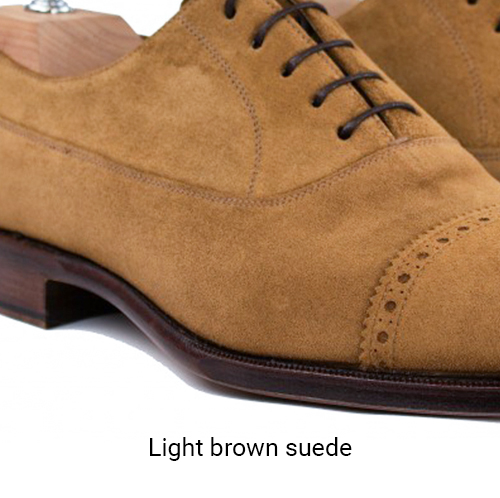 Yanko light brown suede