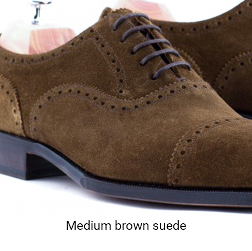 Yanko medium brown suede