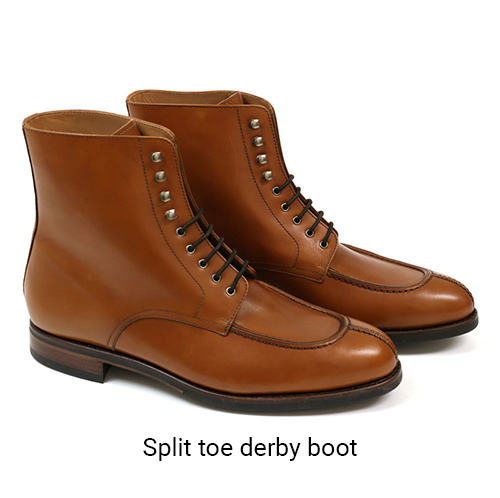 Yanko split toe derby boot